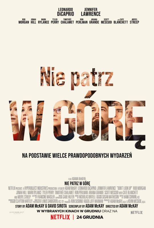 Nie patrz w górę - okładka