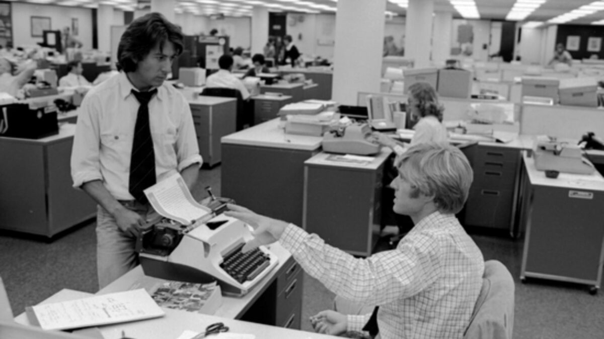 Rozmowa dwóch dziennikarzy.