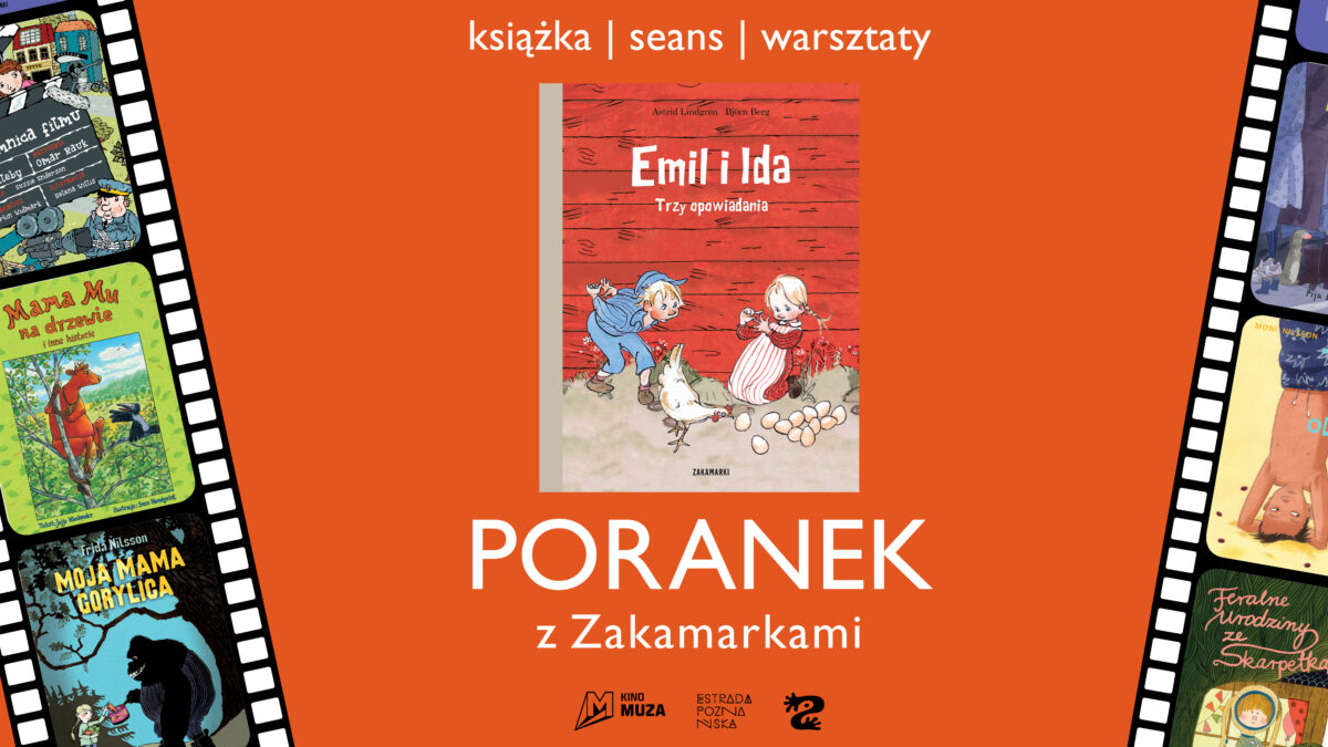 Grafika poranku rodzinnego z okładka książki "Emil i Ida. Trzy opowiadania"