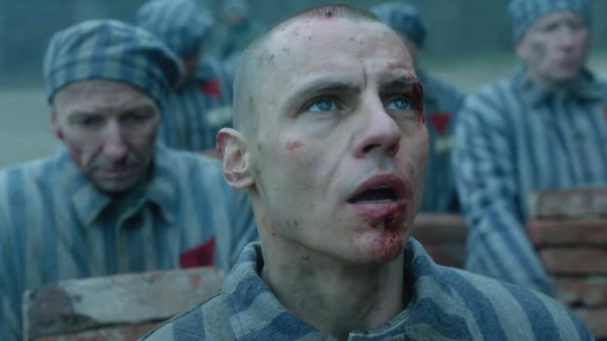 Pilecki w obozie zagłady.