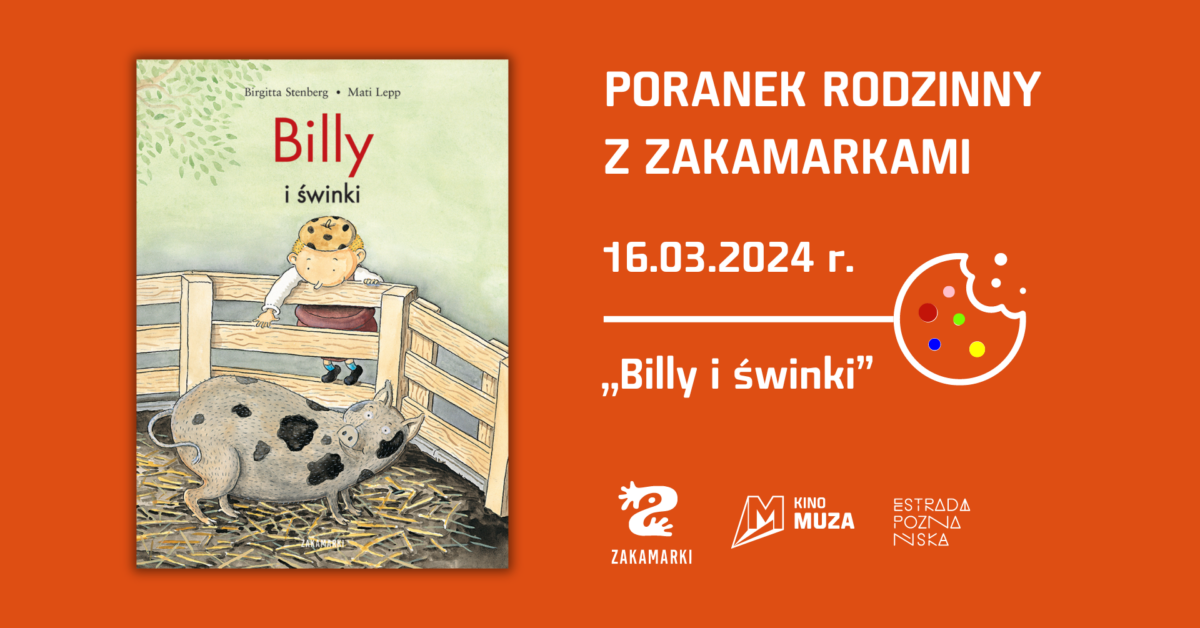 Plansza poranku rodzinnego z wydawnictwem zakamarki.