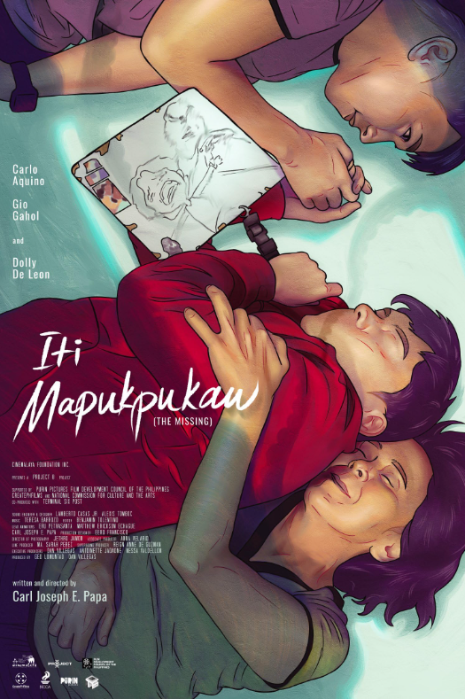 Plakat przedstawia rodzinne zdjęcie rodziców z synem.