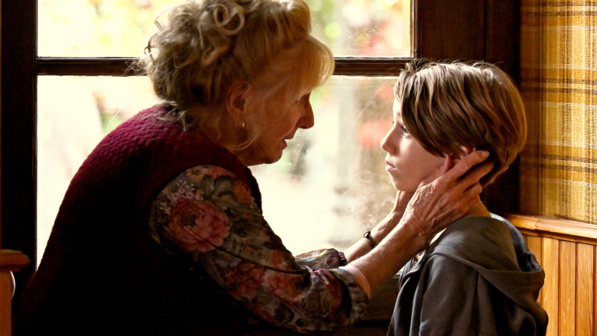 Rozmowa babci z wnukiem.