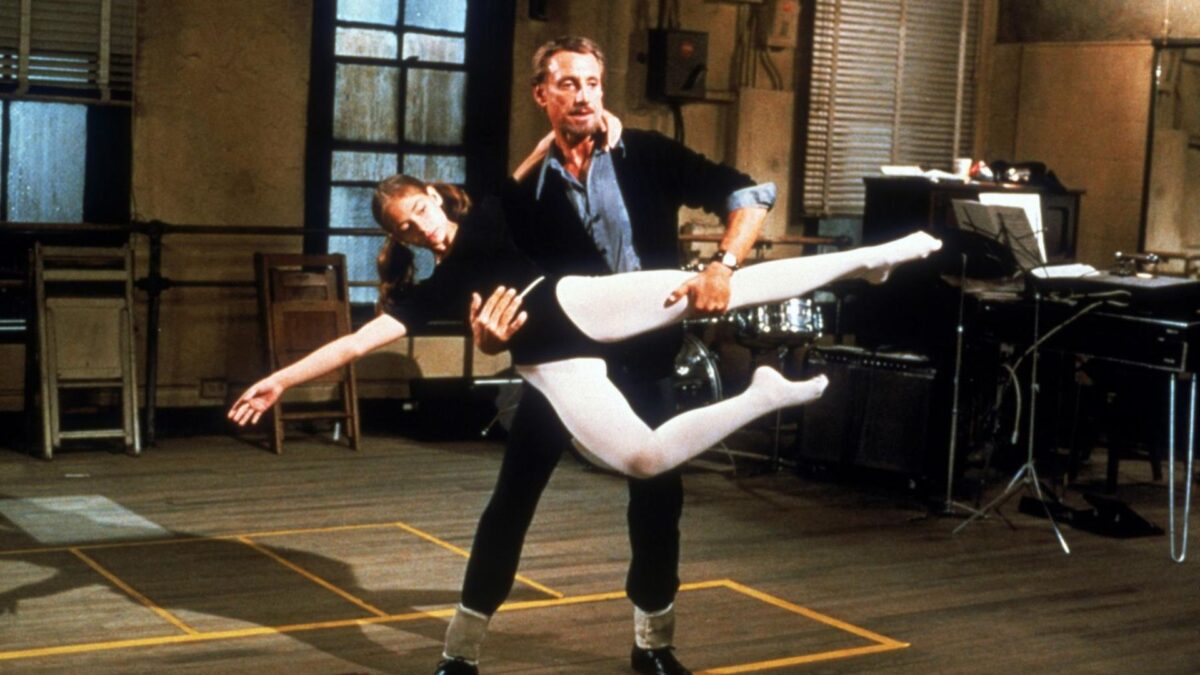 Para ćwicząca ukłąd taneczny.