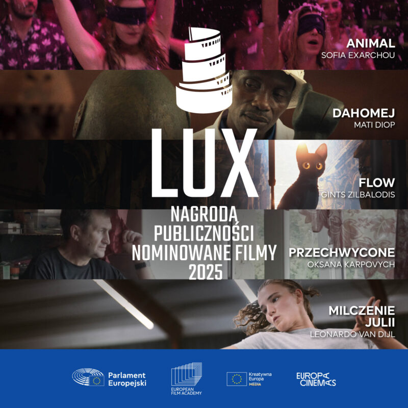 Grafika do wydarzenia z nagrodą LUX 2025.