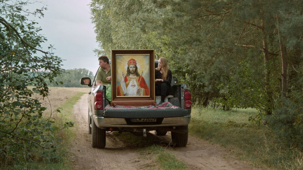 Kadr filmu dokumentalnego z 22 edycji festiwalu filmów dokumentalnych.