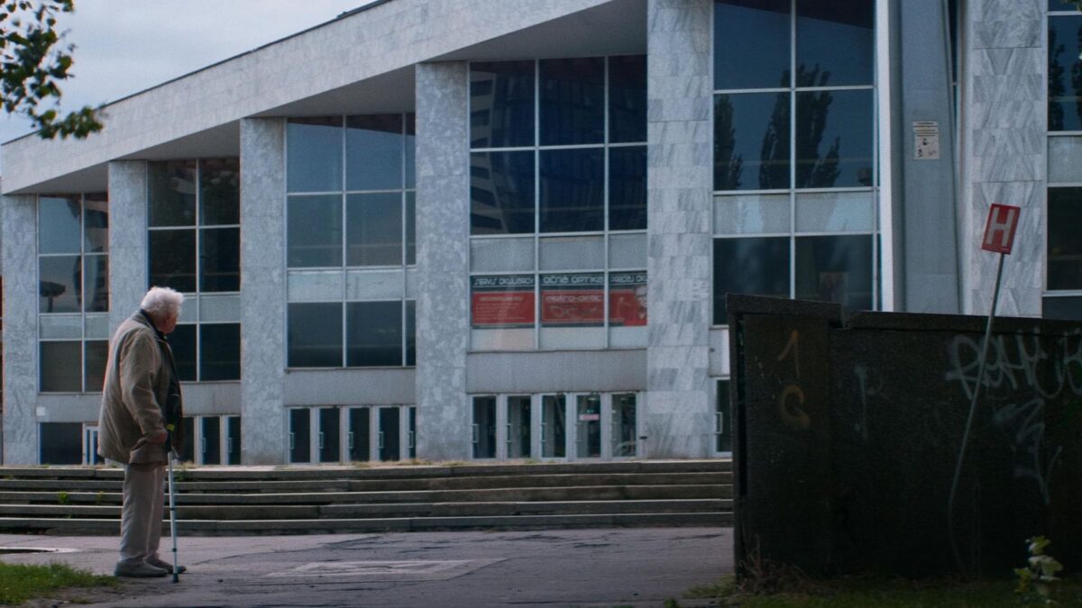 Kadr filmu dokumentalnego z 22 edycji festiwalu filmów dokumentalnych.