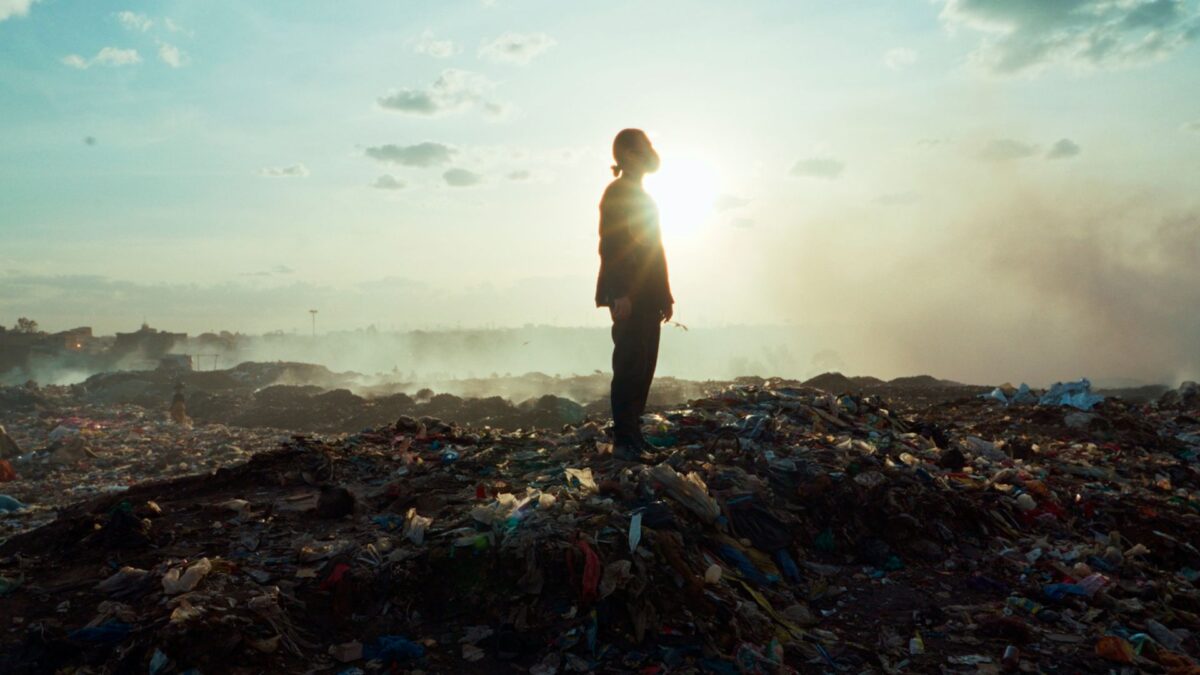 Kadr filmu dokumentalnego z 22 edycji festiwalu filmów dokumentalnych.