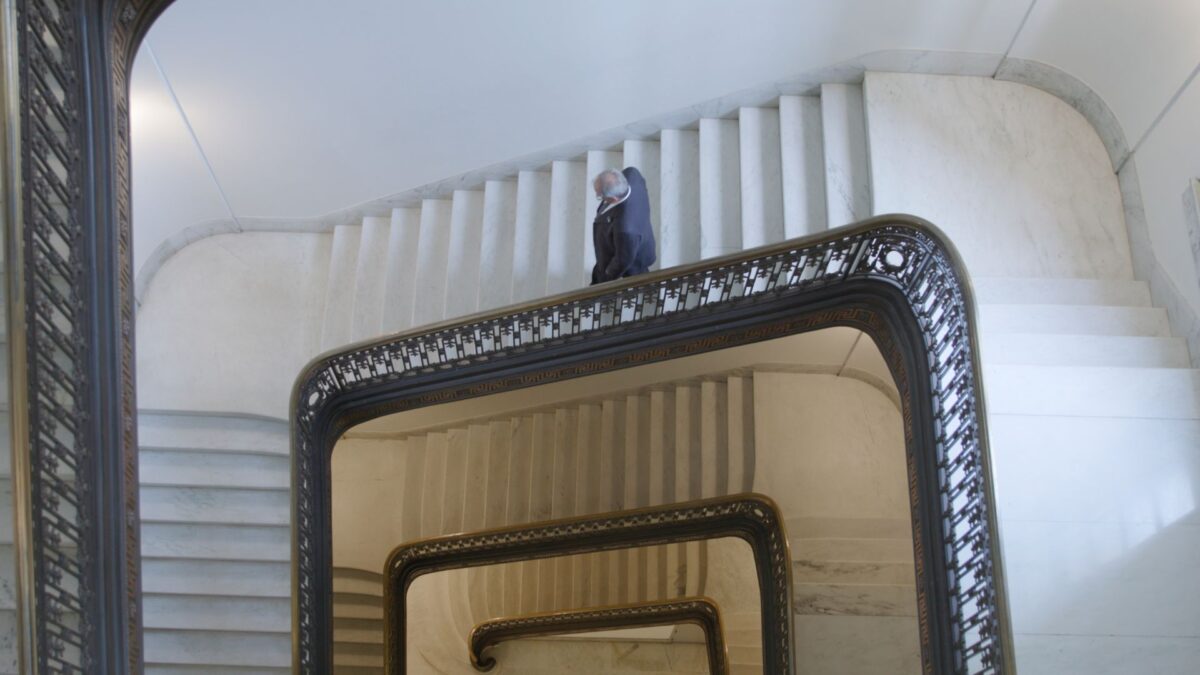 Kadr filmu dokumentalnego z 22 edycji festiwalu filmów dokumentalnych.