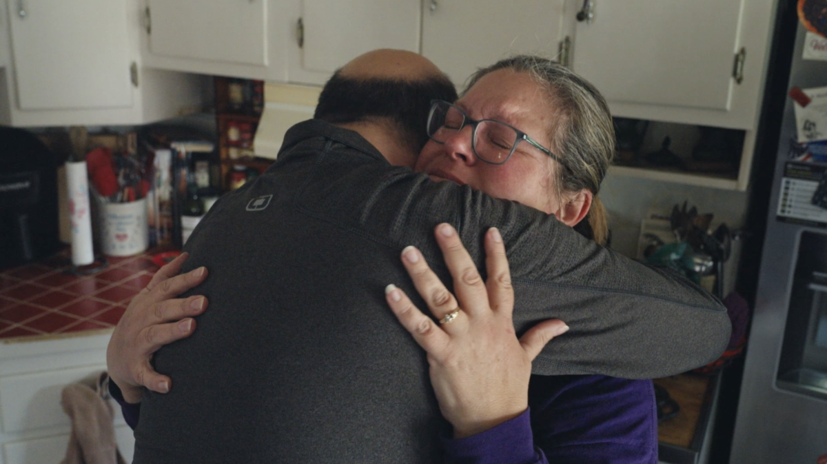 Kadr filmu dokumentalnego z 22 edycji festiwalu filmów dokumentalnych.