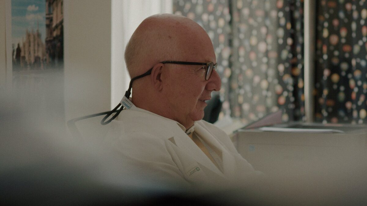 Kadr filmu dokumentalnego z 22 edycji festiwalu filmów dokumentalnych.