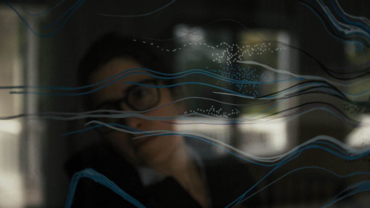 Kadr filmu dokumentalnego z 22 edycji festiwalu filmów dokumentalnych.