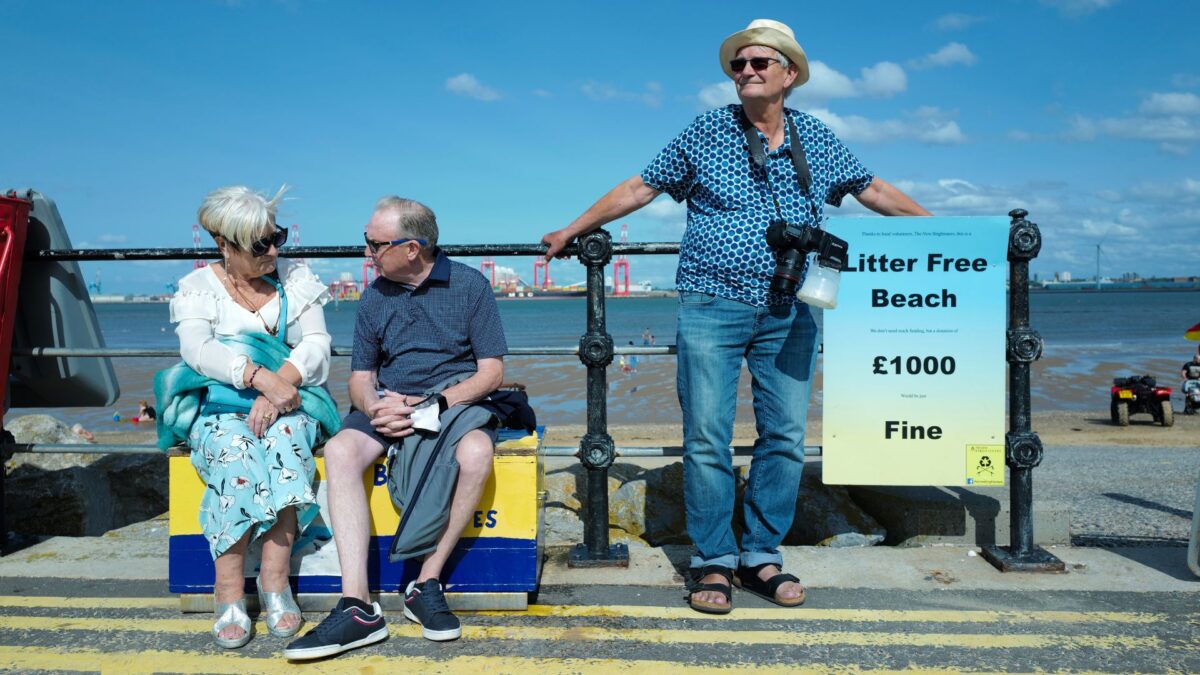 Kadr filmu dokumentalnego z 22 edycji festiwalu filmów dokumentalnych.