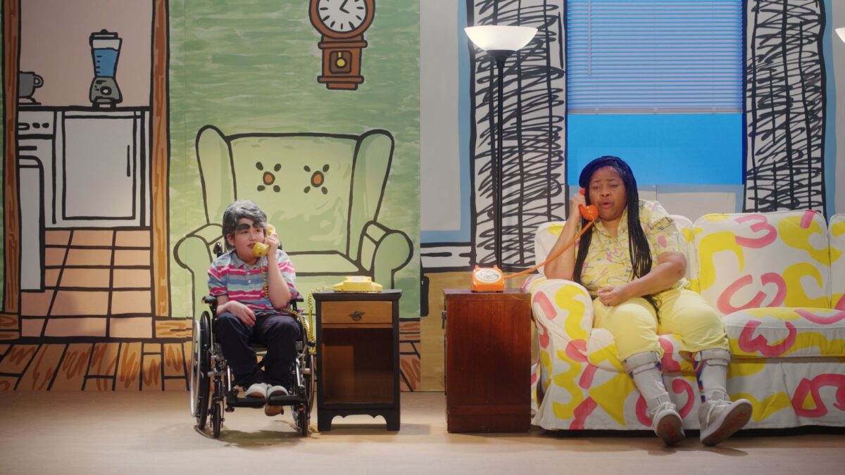 Kadr filmu dokumentalnego z 22 edycji festiwalu filmów dokumentalnych.