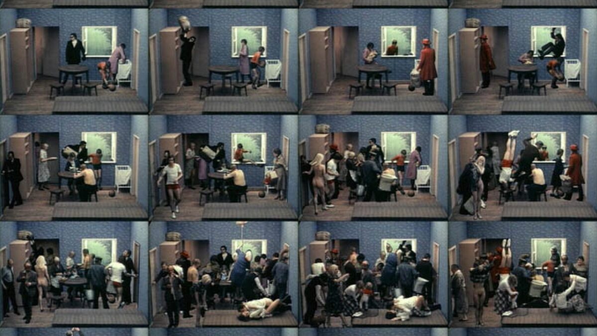 Kadr filmu dokumentalnego z 22 edycji festiwalu filmów dokumentalnych.