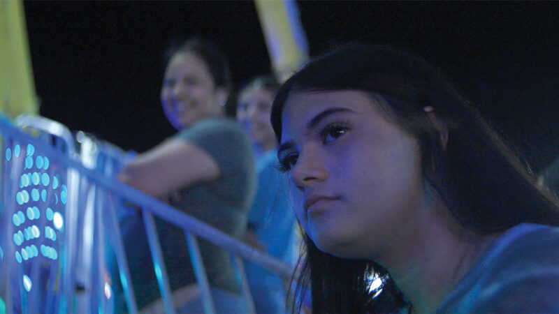 Kadr filmu dokumentalnego z 22 edycji festiwalu filmów dokumentalnych.