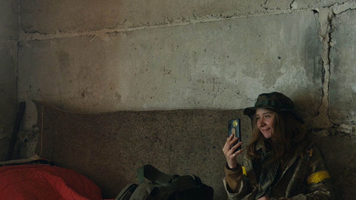 Kadr filmu dokumentalnego z 22 edycji festiwalu filmów dokumentalnych.