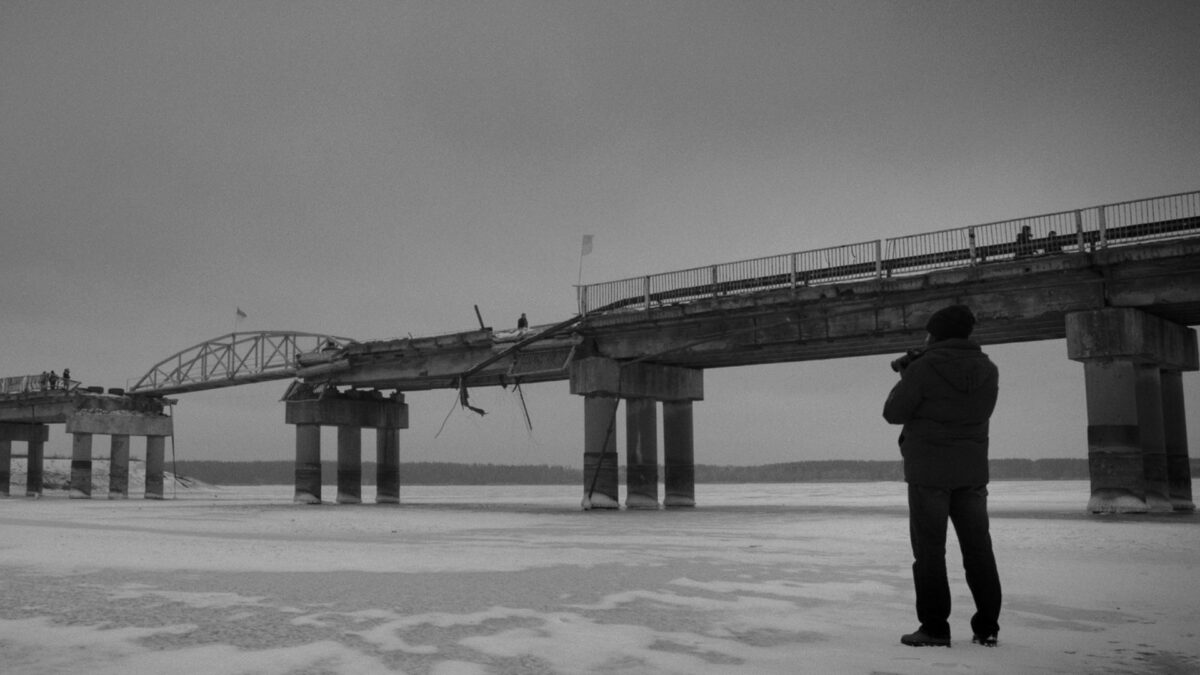 Kadr filmu dokumentalnego z 22 edycji festiwalu filmów dokumentalnych.