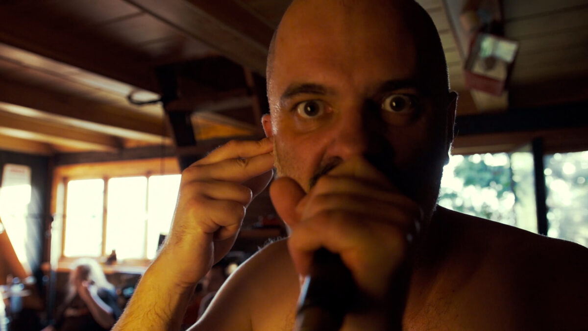 Kadr filmu dokumentalnego z 22 edycji festiwalu filmów dokumentalnych.