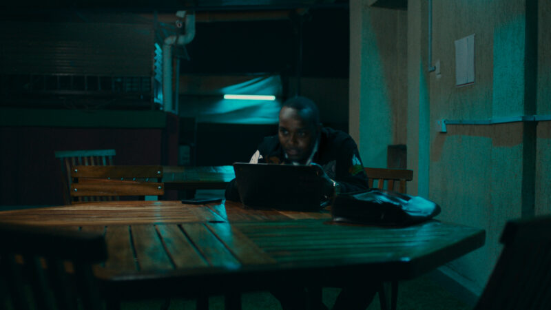 Kadr filmu dokumentalnego z 22 edycji festiwalu filmów dokumentalnych.