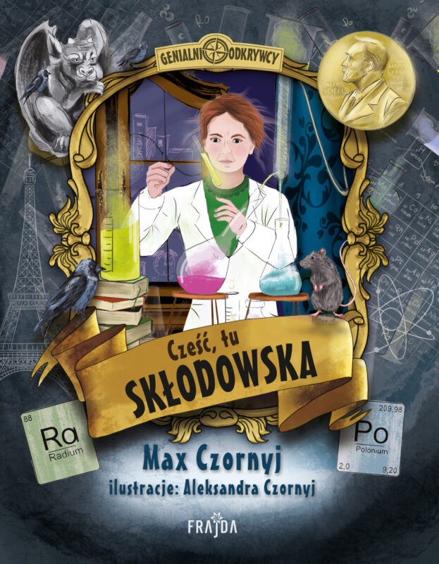Okładka książki dla dzieci z wydawnictwa frajda.