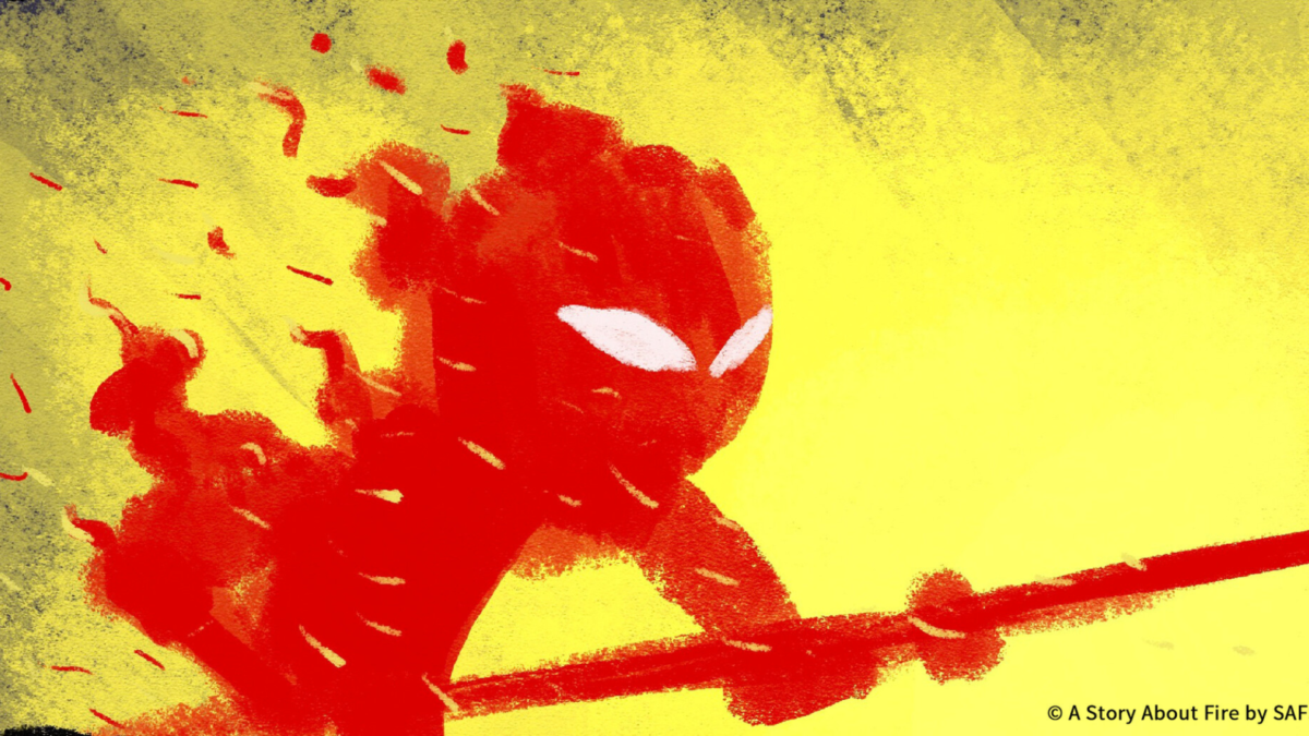 Kadr z animacji granej podczas 18 edycji festiwalu Animator.