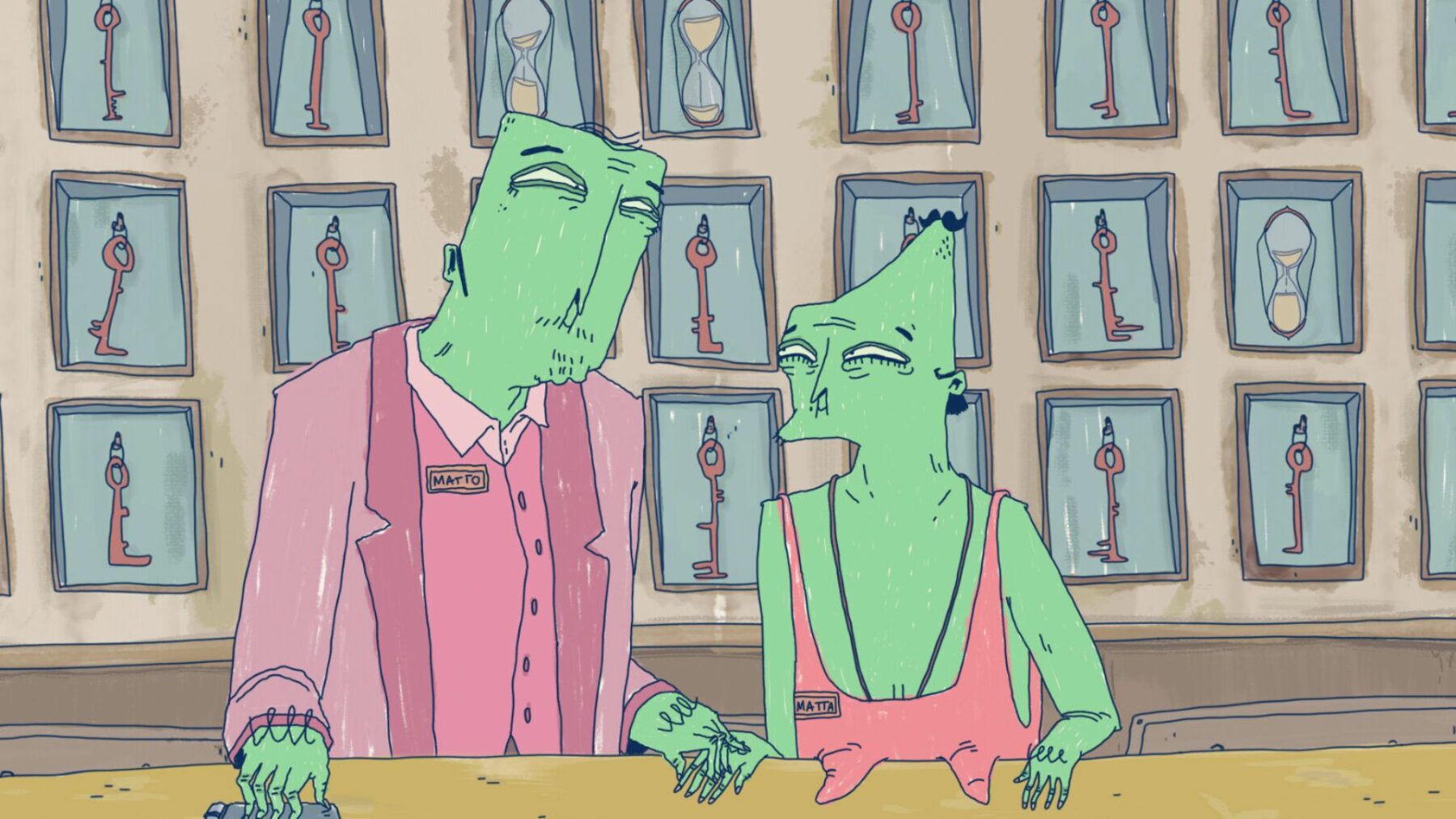 Kadr z animacji granej podczas 18 edycji festiwalu Animator.
