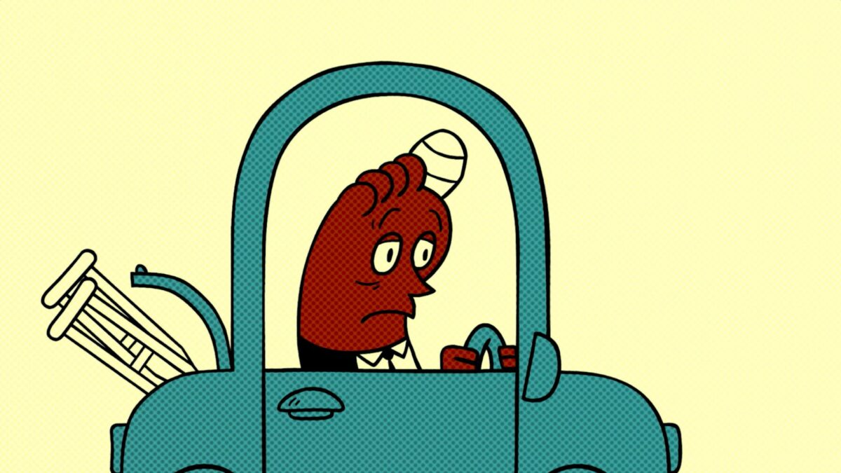 Kadr z animacji granej podczas 18 edycji festiwalu Animator.