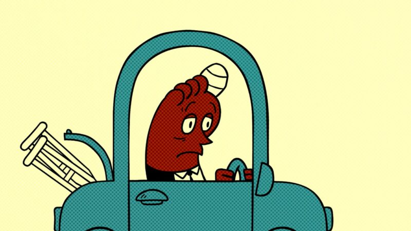 Kadr z animacji granej podczas 18 edycji festiwalu Animator.