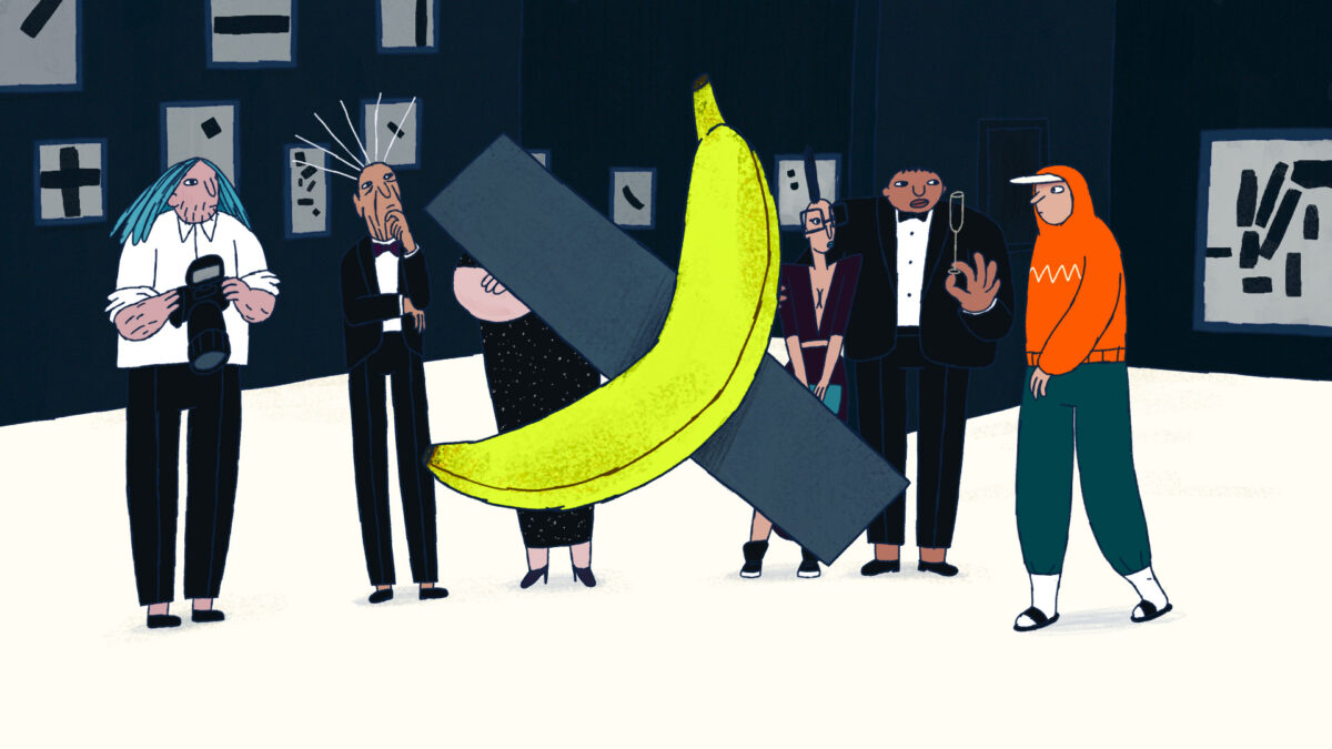 Kadr z animacji granej podczas 18 edycji festiwalu Animator.