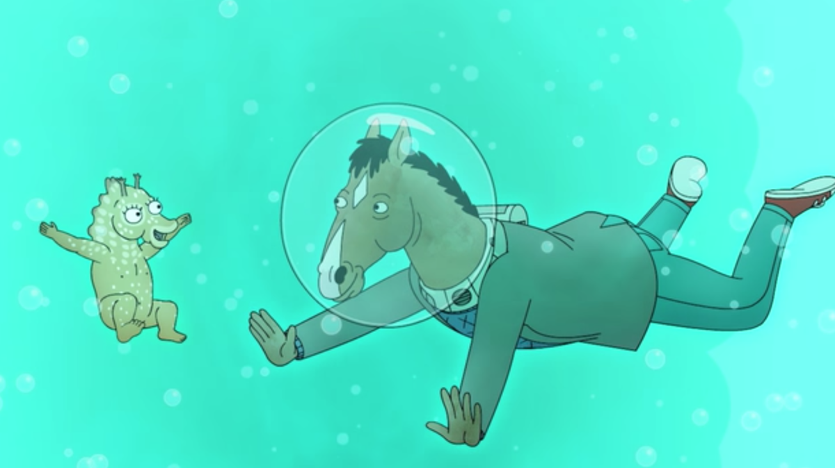 Kadr z animacji granej podczas 18 edycji festiwalu Animator.