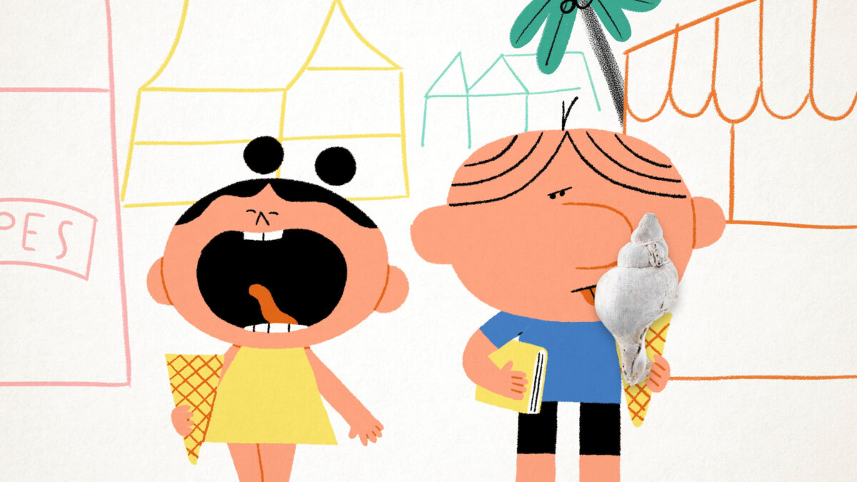 Kadr z animacji granej podczas 18 edycji festiwalu Animator.
