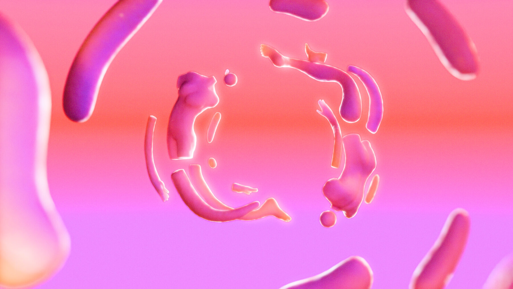 Kadr z animacji granej podczas 18 edycji festiwalu Animator.