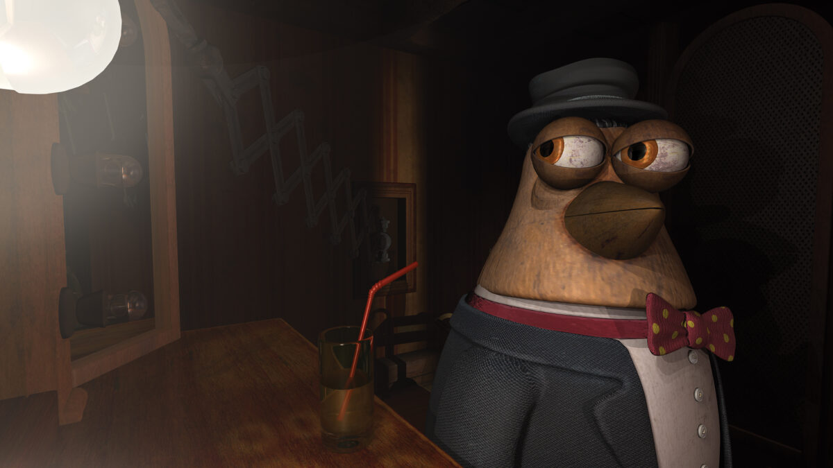 Kadr z animacji granej podczas 18 edycji festiwalu Animator.