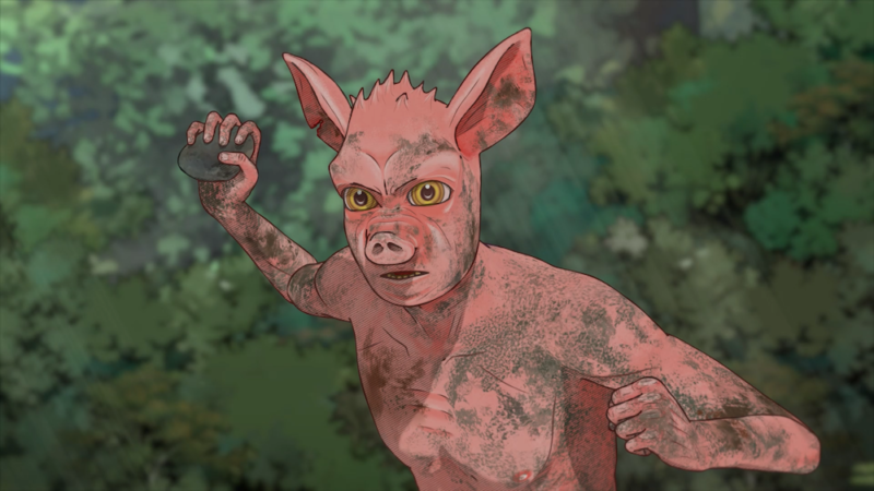 Kadr z animacji granej podczas 18 edycji festiwalu Animator.