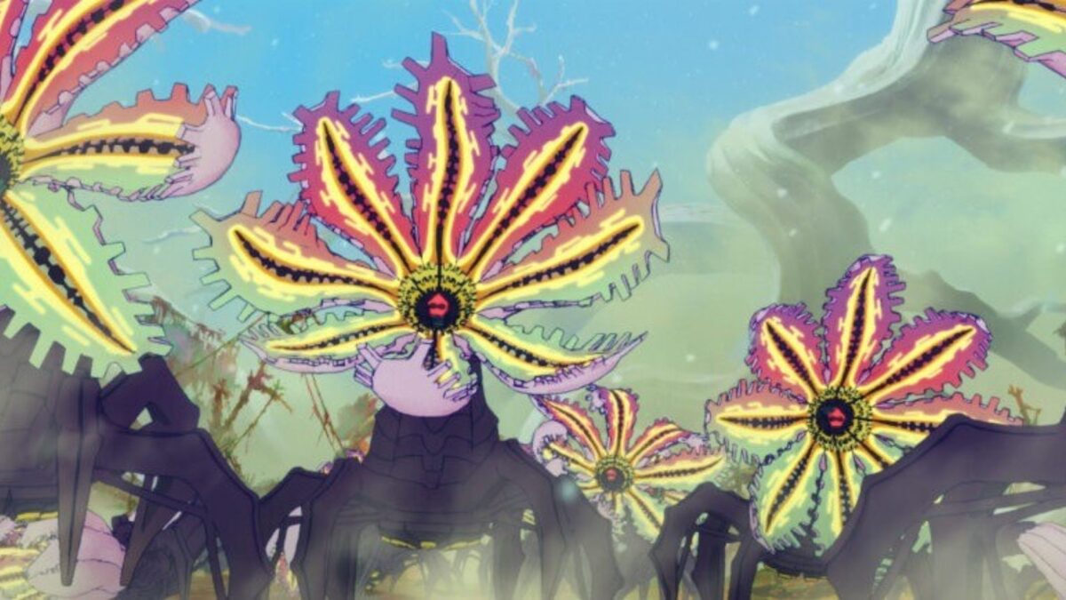 Kadr z animacji granej podczas 18 edycji festiwalu Animator.