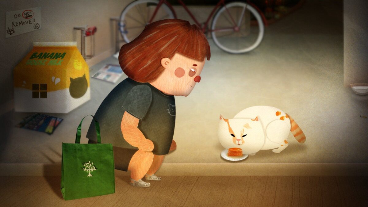 Kadr z animacji granej podczas 18 edycji festiwalu Animator.