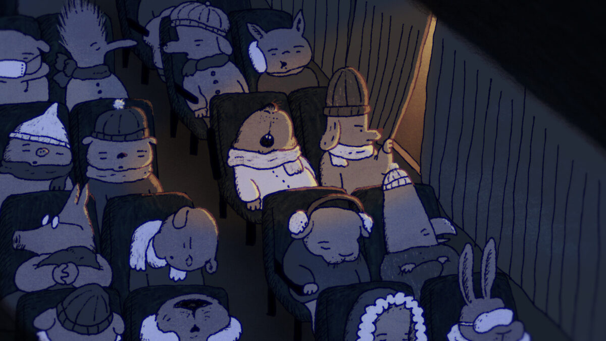 Kadr z animacji granej podczas 18 edycji festiwalu Animator.