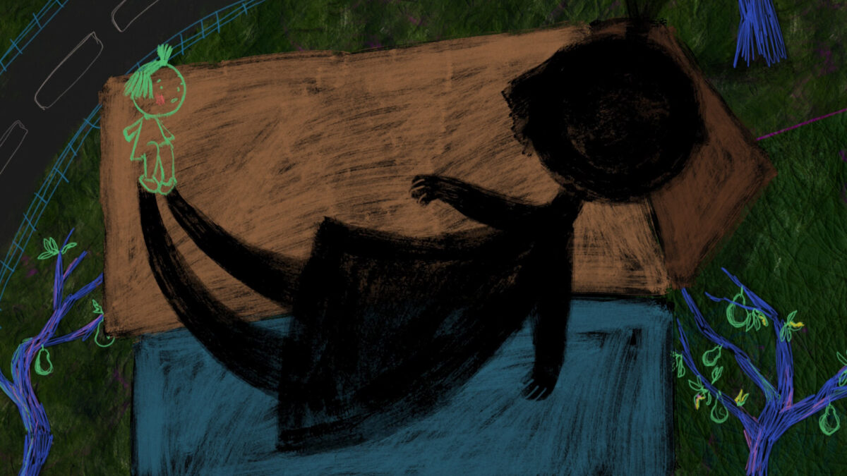 Kadr z animacji granej podczas 18 edycji festiwalu Animator.