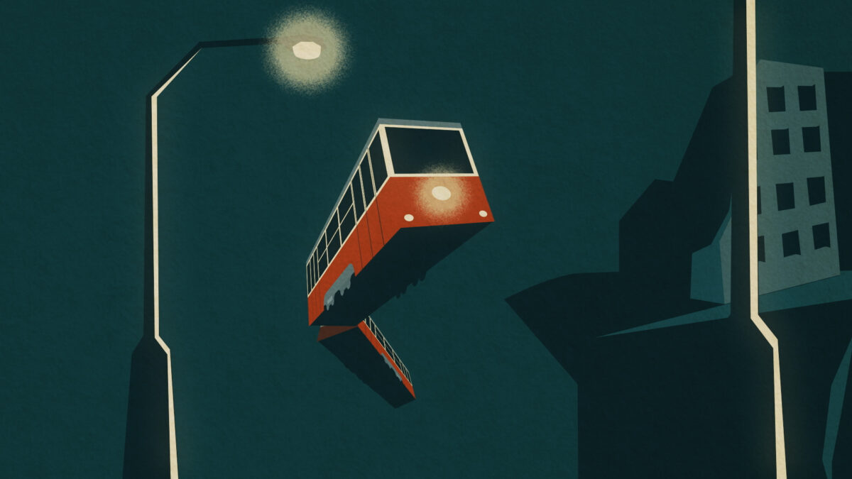 Kadr z animacji granej podczas 18 edycji festiwalu Animator.