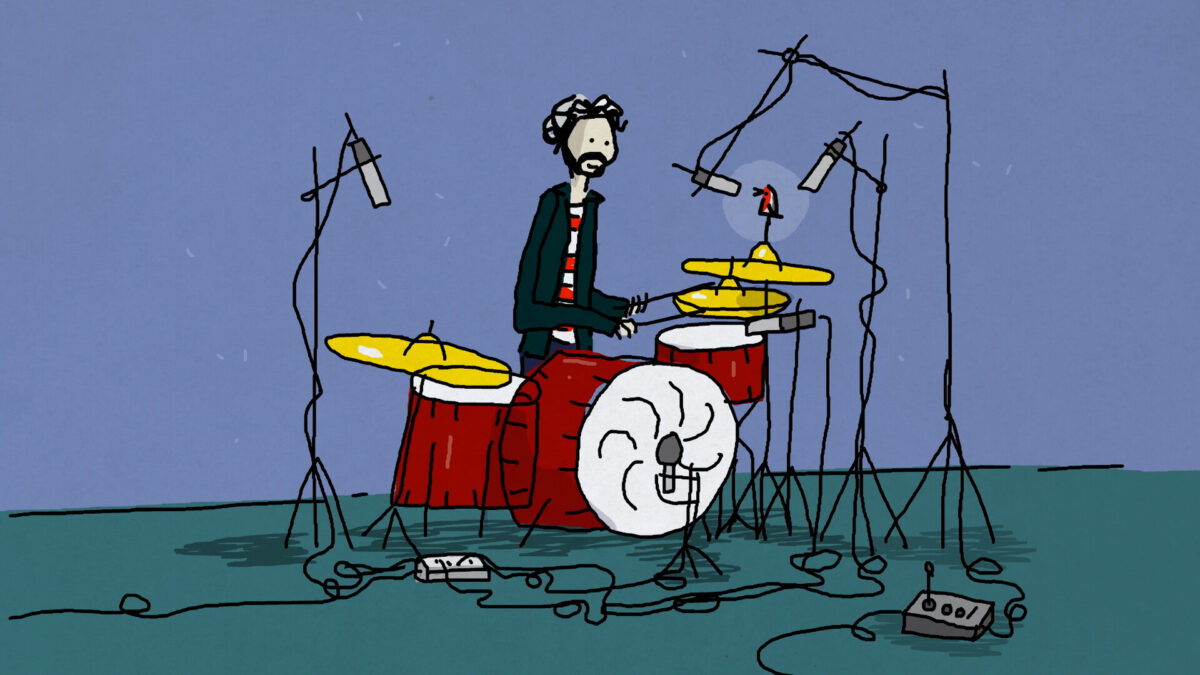 Kadr z animacji granej podczas 18 edycji festiwalu Animator.