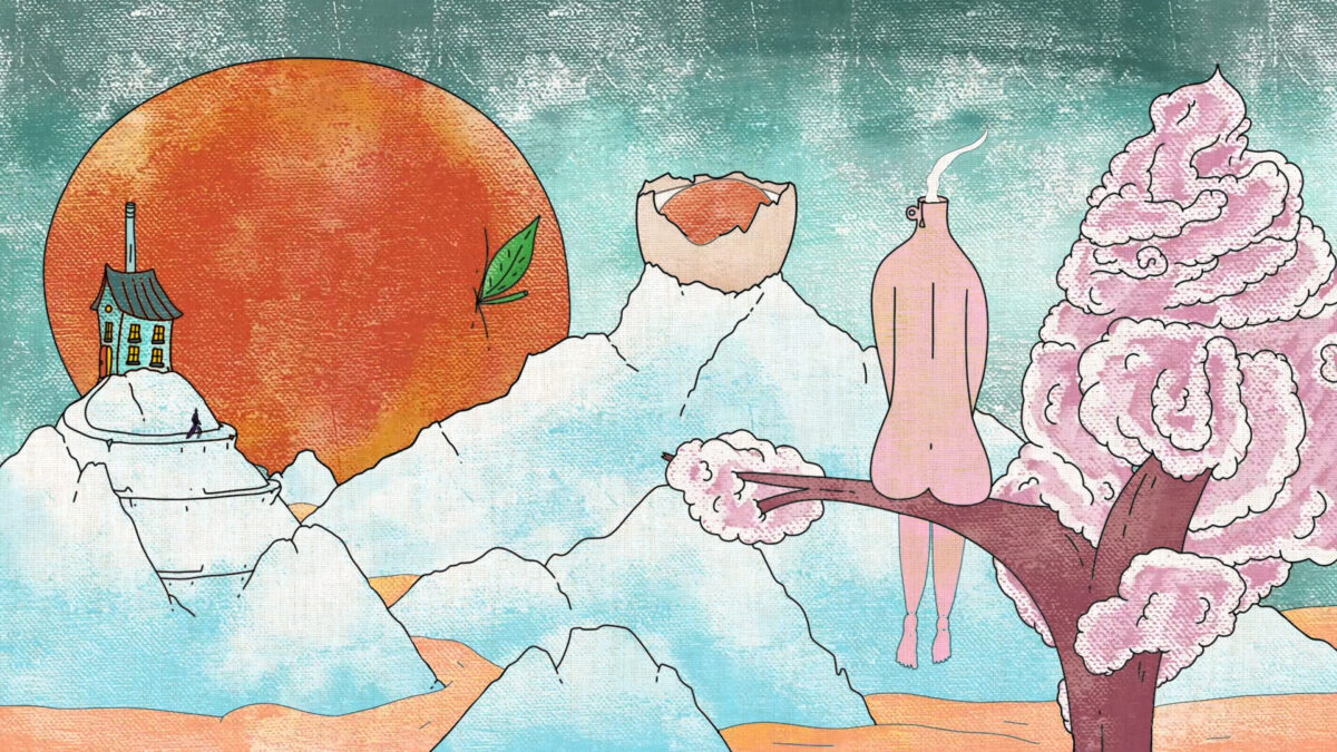 Kadr z animacji granej podczas 18 edycji festiwalu Animator.