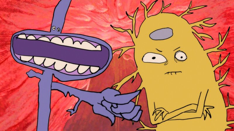 Kadr z animacji granej podczas 18 edycji festiwalu Animator.