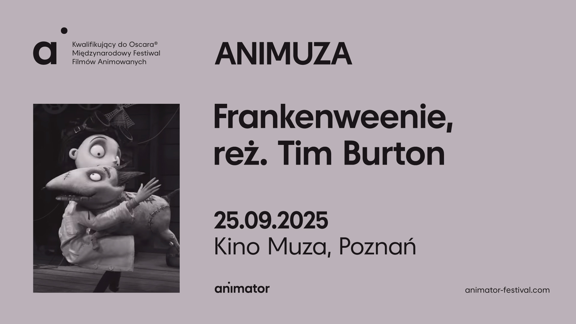 Animuza Frankenweenie - okładka