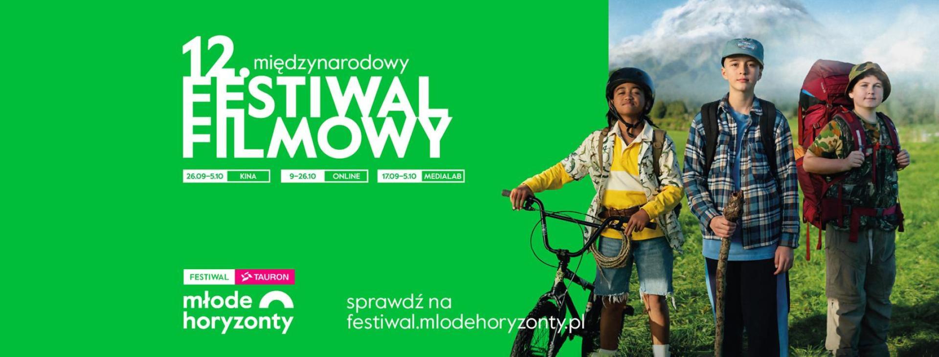 12. Międzynarodowy Festiwal Filmowy TAURON Młode Horyzonty - okładka