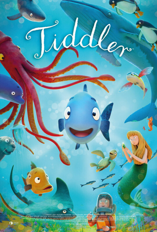 PODWODNY ŚWIAT: "TIDDLER", "ślimak i wieloryb" - okładka
