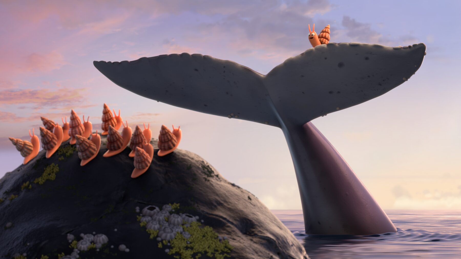 PODWODNY ŚWIAT: "TIDDLER", "ślimak i wieloryb" - okładka